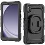 Mobilize Rotating Defender Samsung Galaxy Tab A9 (2023) Cover Hård plast / Silikone Bagsidecover + Skulderrem + Stander - Sort