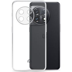 Mobilize Gelly Transparente OnePlus 11 TPU flexível Capa traseira - Transparente