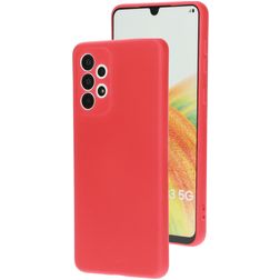 Mobiparts Samsung Galaxy A33 Silikon Skal - Scarlet Red