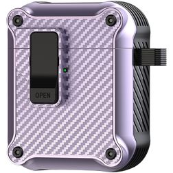 Mobigear Racing Clip Capa rígida para Apple AirPods 1 - Roxo
