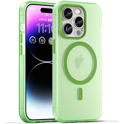 Mobigear Shockproof iPhone 16 Pro Max MagSafe Flexible TPU Back cover - Green