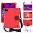 Mobigear HexStrap iPad Air 11 Inch (2024) EVA foam Back cover + Shoulder Strap - Red