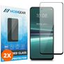Mobigear Premium HTC U23 Pro Panssarilasi Näytönsuoja - Suojakuoren kanssa yhteensopiva - Musta (2 kpl)