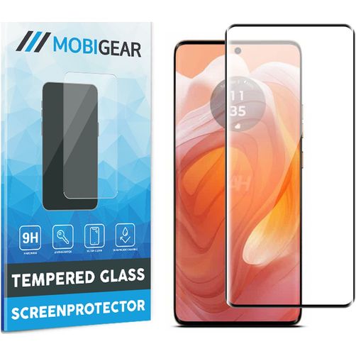 Mobigear Premium Motorola Edge 50 Ultra Vidro temperado Película de ecrã - Compatível com capas