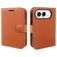 Mobigear Classic iPhone Duo Plånboksfodral med sedelfack - Brun