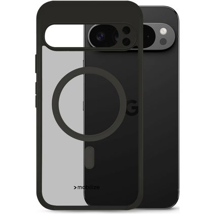 Mobilize Hybrid Google Pixel 9 Pro XL MagSafe Hårdt Bagsidecover Stødsikkert - Sort