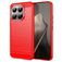 Mobigear Brushed Slim Xiaomi 15T Pro Elastyczne TPU Etui plecki - Czerwony