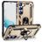 Mobigear Armor Ring Samsung Galaxy S23 Hardcase Etui plecki Wstrząsoodporne z pierścieniem - Złoty