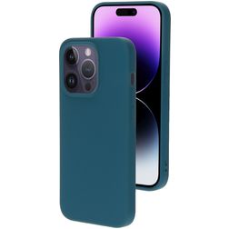 Mobiparts iPhone 14 Pro Silicona Carcasa - Blueberry Blue