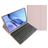 Mobigear Keys iPad Air 11 polegadas (2026) Capa livro com teclado Bluetooth QWERTY + Suporte para caneta stylus - Rosa