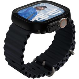PanzerGlass Slim Apple Watch Ultra - 49 mm Cristal templado Protector de pantalla - Negro