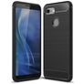 Mobigear Brushed Slim Google Pixel 3 TPU flexible Carcasa - Negro