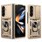 Mobigear Armor Ring Cam Slide Samsung Galaxy Z Fold 8 Ultra Plástico rígido Capa traseira Antichoque com anel e tampa deslizante para câmara - Dourado