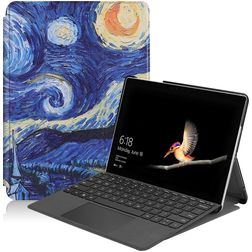 Mobigear Design Microsoft Surface Go 2 Wallet case - The Starry Night