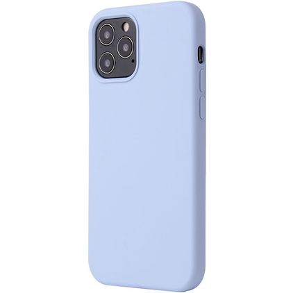 Mobigear Rubber Touch iPhone 12 Mini Silicone Back cover - Blu
