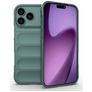 Mobigear Bumpy iPhone 17 Pro Max Flexibilní TPU Zadní kryt - Zelená