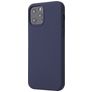 Mobigear Rubber Touch iPhone 12 Pro Silicona Carcasa - Azul oscuro