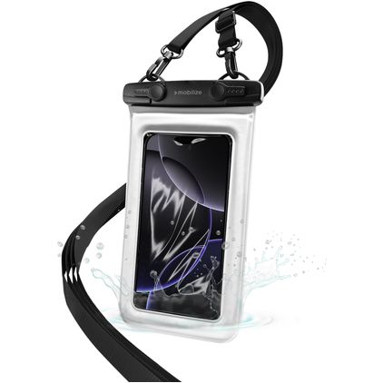 Mobilize Floating Bag Flexible TPU Water-Resistant Sleeve (max 19 cm x 11 cm) - Sleeve - Pouch - White
