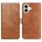 Mobigear S Line iPhone 17 Etui z klapką typu portfel - Brązowy