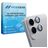 Mobigear Single Samsung Galaxy S25 Edge Vidro temperado Protetor de lentes da câmara - Compatível com capas - Prateado