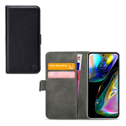 Mobilize Classic Gelly Wallet Motorola Moto G82 Funda tipo libro Cartera - Negro