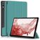 Mobigear Tri-Fold Samsung Galaxy Tab S9 Plus Wallet case + Stylus Holder - Green