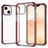 Mobigear Full Bumper iPhone 14 Hardcase Back cover Antiurto - Trasparente / Rosso