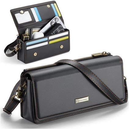 CaseMe ME30 Crossbody Torebka na telefon - Large - Czarny
