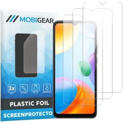 Mobigear Xiaomi Redmi 10C Screen Protector Film - Case Friendly (3-Pack)