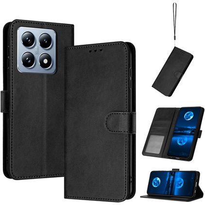 Mobigear Wallet Xiaomi 14T Funda tipo libro Cartera - Negro