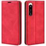 Mobigear Retro Slim Sony Xperia 5 IV Wallet case - Red