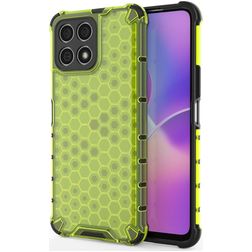 Mobigear Honeycomb HONOR X8 Hard Case Back cover Shockproof - Green