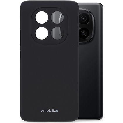 Mobilize Rubber Gelly Xiaomi Redmi Note 14 Pro Plus 5G Fleksibel TPU Bagsidecover - Sort