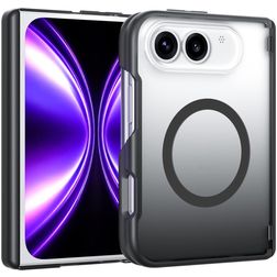 Mobigear Crystal iPhone Duo MagSafe Funda Plástico rígido Carcasa - Negro