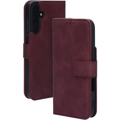 Mobiparts Classic Wallet Samsung Galaxy A25 5G Plånboksfodral med sedelfack - Velvet Red