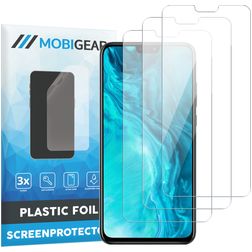 Mobigear HONOR 9X Lite Protector de pantalla Film - Compatible con fundas (pack de 3)