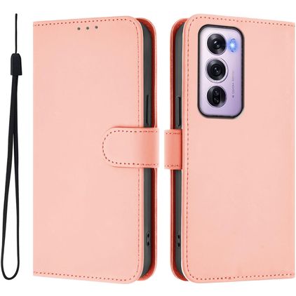 Mobigear Urban Wallet OPPO Reno 12 Pro Wallet case - Pink