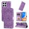 Mobigear Sunflower HONOR X8 Cover a libro portafoglio - Viola