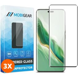 Mobigear Premium HONOR Magic 6 Pro Panssarilasi Näytönsuoja - Suojakuoren kanssa yhteensopiva (3 kpl)