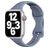 Mobigear Sport Slim Bracelete Silicone Fecho de pino e passador para Apple Watch - 49/46/45/44 mm - Lavanda