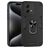 Mobigear Armor Ring Motorola Moto G84 Hårdt Bagsidecover Stødsikkert med ringholder - Sort