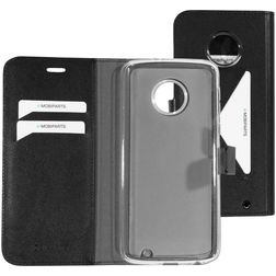 Mobiparts Classic Wallet Motorola Moto G6 Plus Funda tipo libro Cartera - Negro