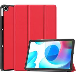 Mobigear Tri-Fold Realme Pad 10.4 (2021) Lompakkokotelo - Punainen