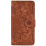 Mobigear Mandala Samsung Galaxy A30s Capa livro Carteira - Castanho