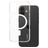 CARE by PanzerGlass Urban Combat iPhone 16 MagSafe Funda Plástico rígido Carcasa - Transparente / Blanco