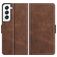 Mobigear Slim Magnet Samsung Galaxy S22 Funda tipo libro Cartera - Marrón