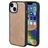 Mobiparts Classic iPhone 14 MagSafe TPU / Pele sintética Capa traseira - Moonstone Beige