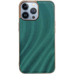 Mobigear Wavy iPhone 14 Pro Hårdt Bagsidecover - Grøn