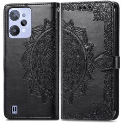 Mobigear Mandala Realme C31 Funda tipo libro Cartera - Negro