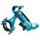 Mobigear Alloy Fixing Phone Bike / Motor Mount Handlebar Mount Clamp Universal OnePlus Nord CE5 - Blue